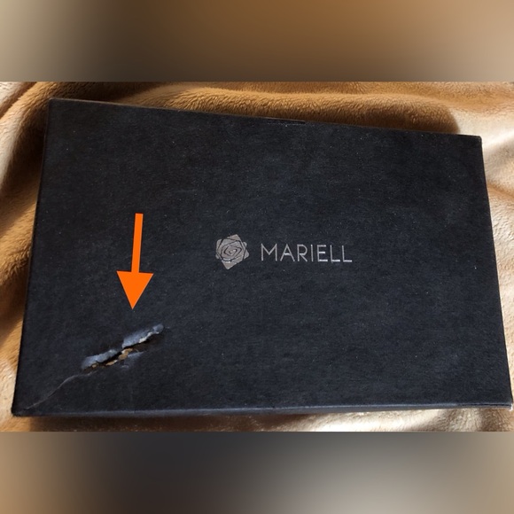 MARIELL Beautiful Bridal Crystal 14kt necklace/earring set. - Picture 4 of 5